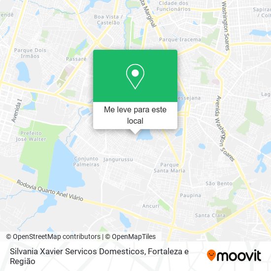 Silvania Xavier Servicos Domesticos mapa