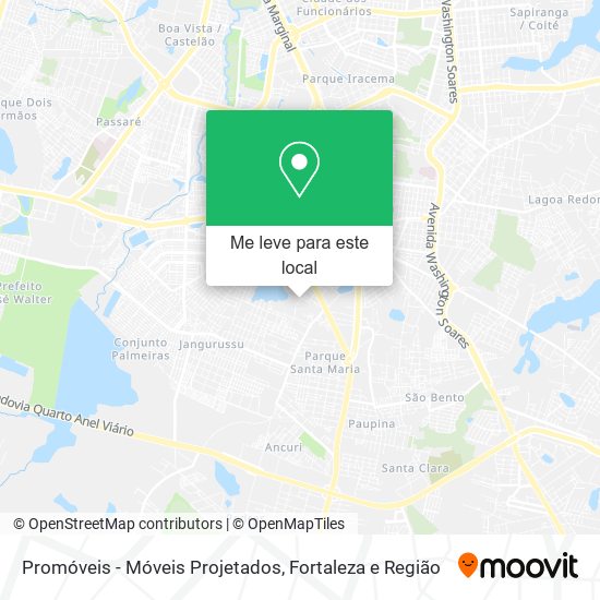 Promóveis - Móveis Projetados mapa