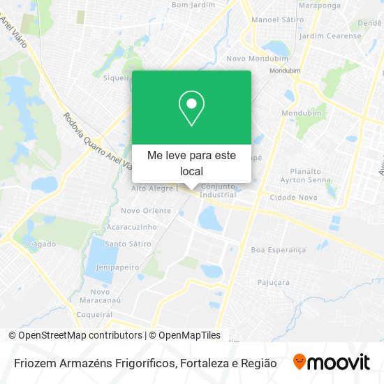 Friozem Armazéns Frigoríficos mapa