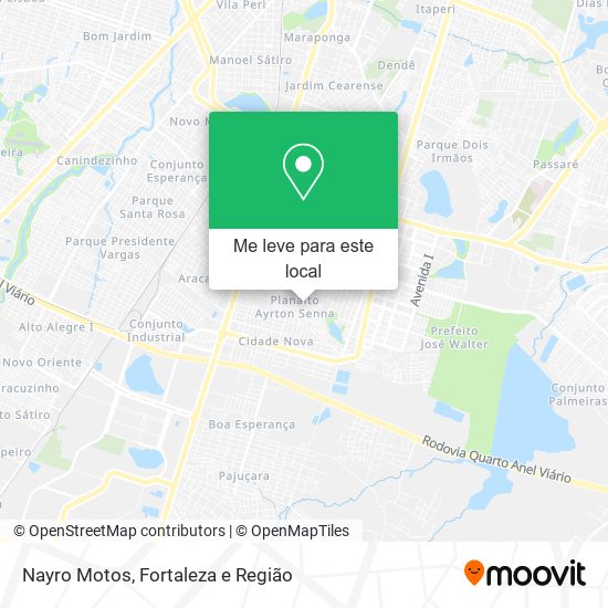 Nayro Motos mapa