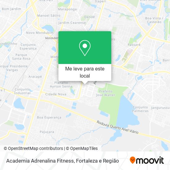 Academia Adrenalina Fitness mapa