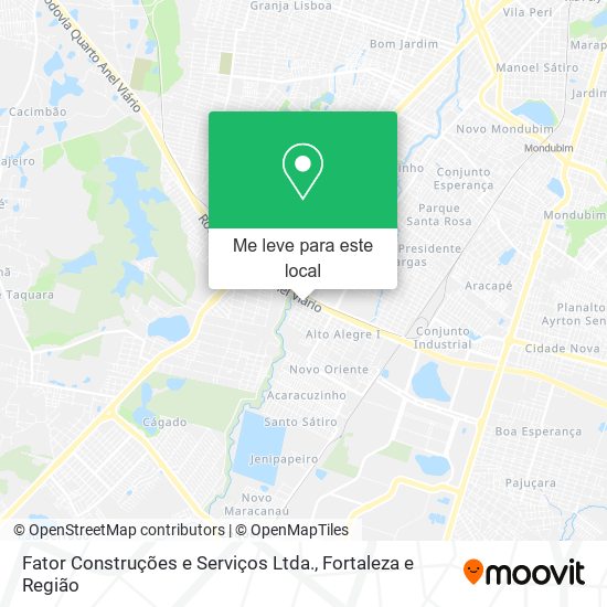 Fator Construções e Serviços Ltda. mapa