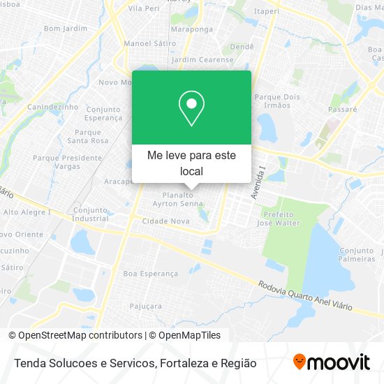 Tenda Solucoes e Servicos mapa