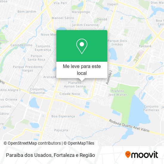 Paraiba dos Usados mapa