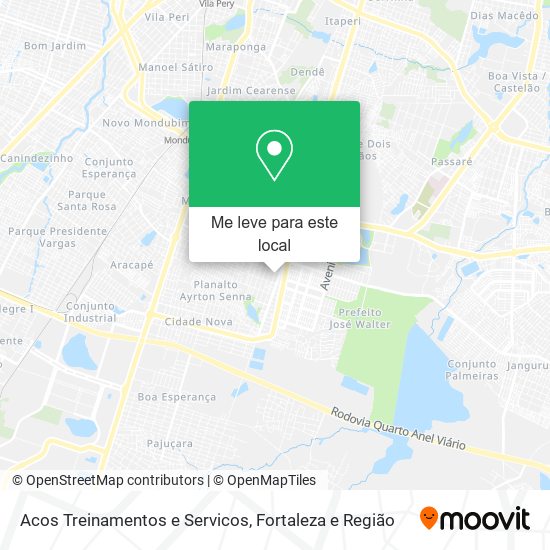 Acos Treinamentos e Servicos mapa