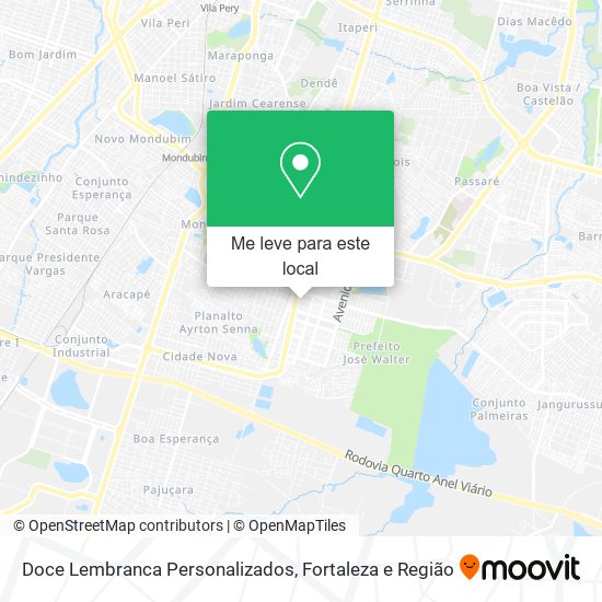 Doce Lembranca Personalizados mapa