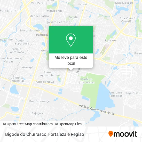 Bigode do Churrasco mapa