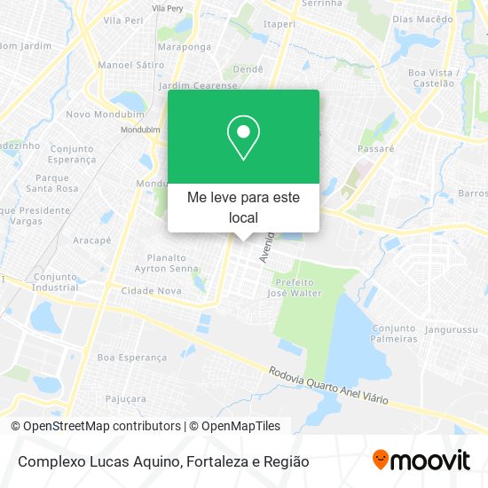 Complexo Lucas Aquino mapa