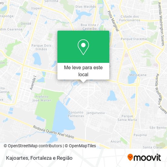 Kajoartes mapa