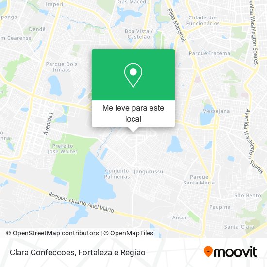 Clara Confeccoes mapa