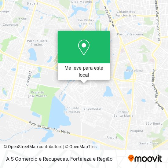 A S Comercio e Recupecas mapa