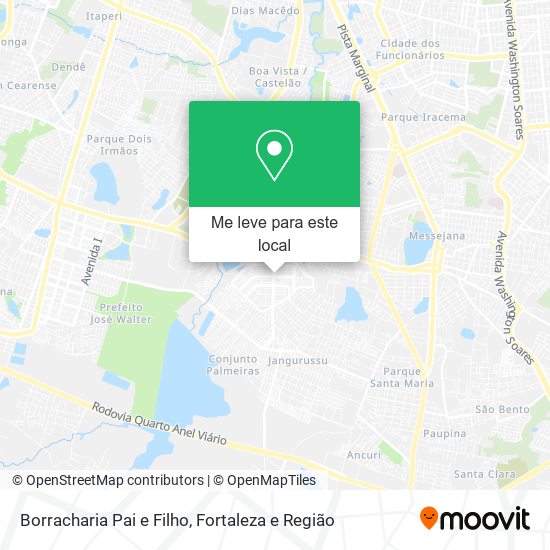 Borracharia Pai e Filho mapa