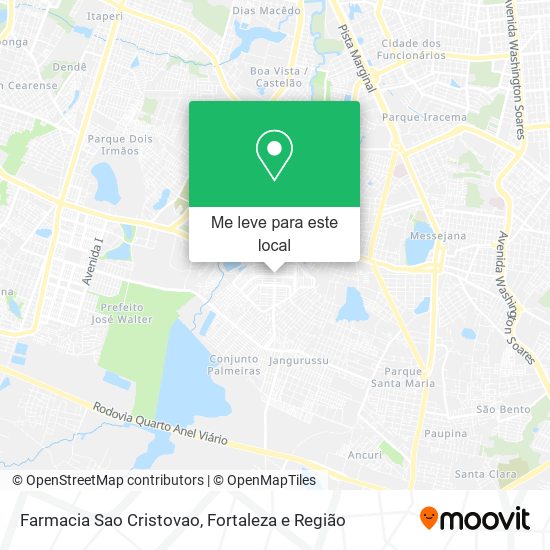 Farmacia Sao Cristovao mapa