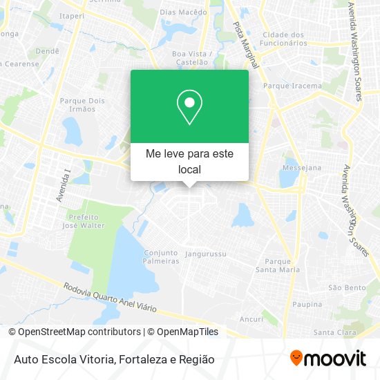 Auto Escola Vitoria mapa