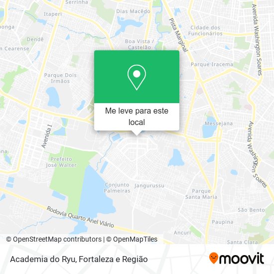 Academia do Ryu mapa