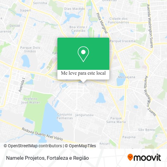 Namele Projetos mapa