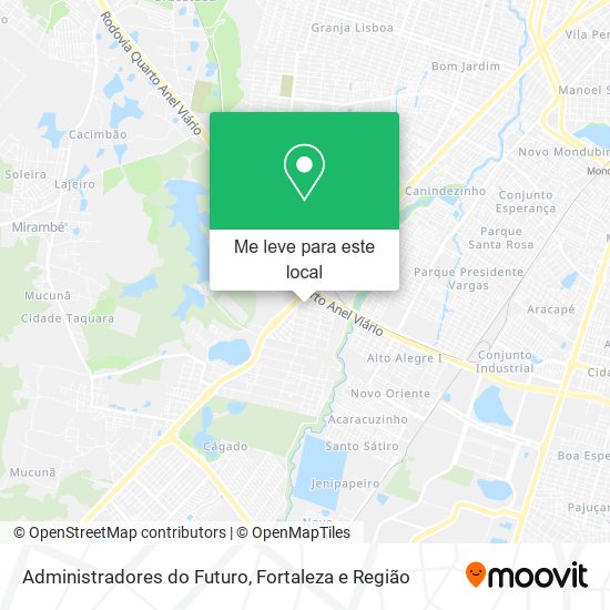 Administradores do Futuro mapa