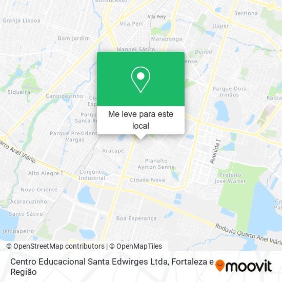 Centro Educacional Santa Edwirges Ltda mapa