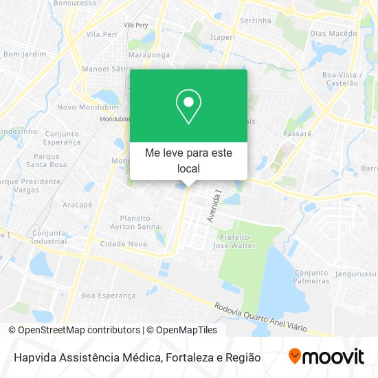 Hapvida Assistência Médica mapa