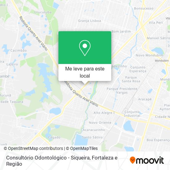 Consultório Odontológico - Siqueira mapa