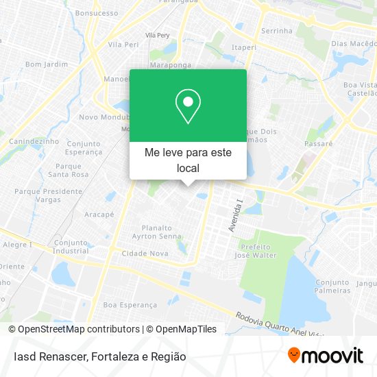 Iasd Renascer mapa