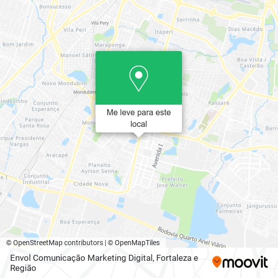 Envol Comunicação Marketing Digital mapa