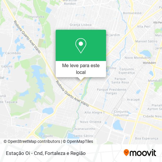 Estação Oi - Cnd mapa