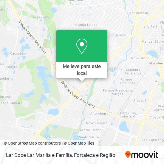 Lar Doce Lar Marilia e Família mapa