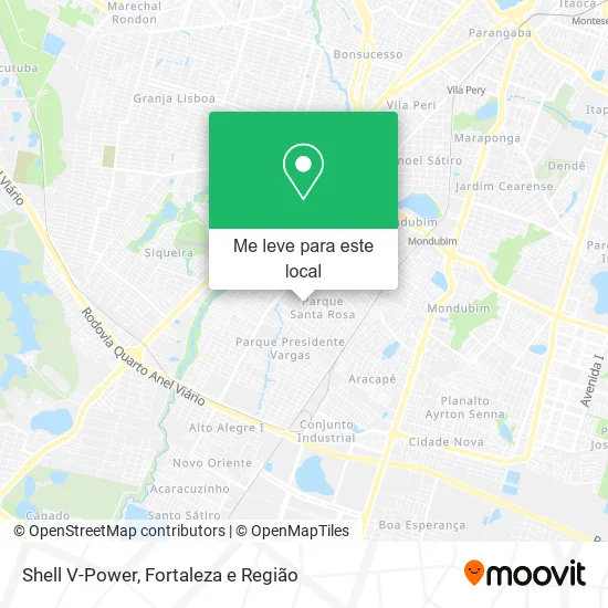 Shell V-Power mapa