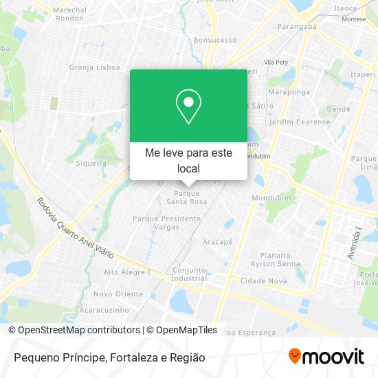 Pequeno Príncipe mapa