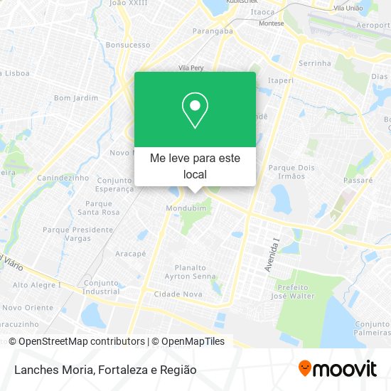 Lanches Moria mapa