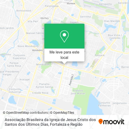 Associação Brasileira da Igreja de Jesus Cristo dos Santos dos Últimos Dias mapa