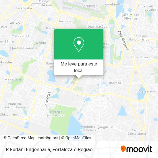 R Furlani Engenharia mapa