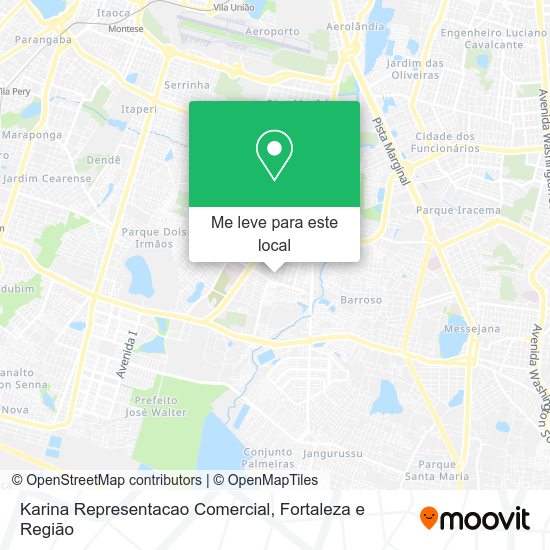 Karina Representacao Comercial mapa