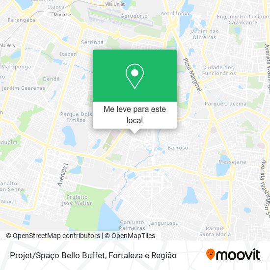 Projet/Spaço Bello Buffet mapa