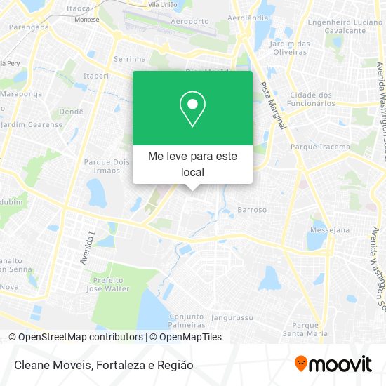 Cleane Moveis mapa