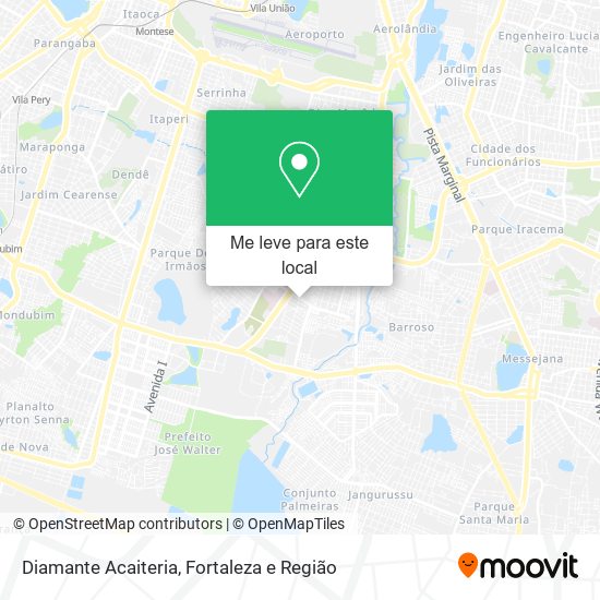 Diamante Acaiteria mapa