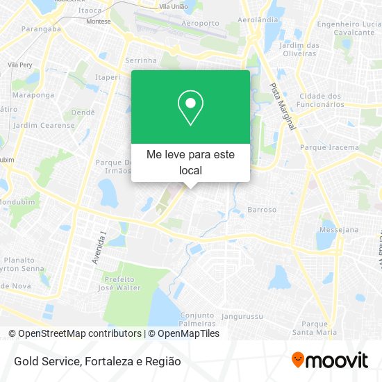 Gold Service mapa