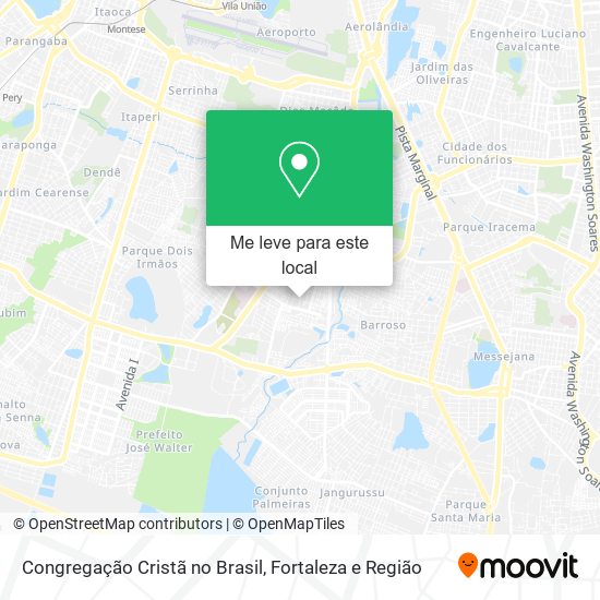 Congregação Cristã no Brasil mapa