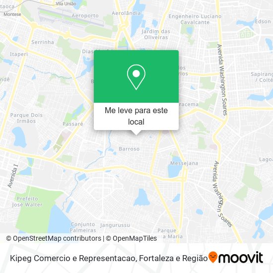 Kipeg Comercio e Representacao mapa