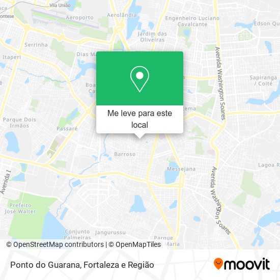 Ponto do Guarana mapa