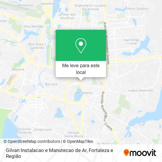 Gilvan Instalacao e Manutecao de Ar mapa