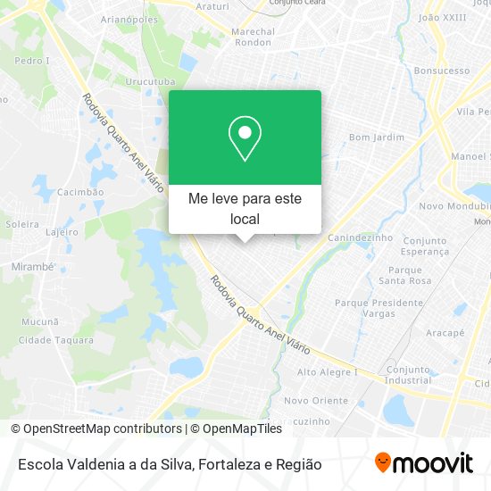 Escola Valdenia a da Silva mapa