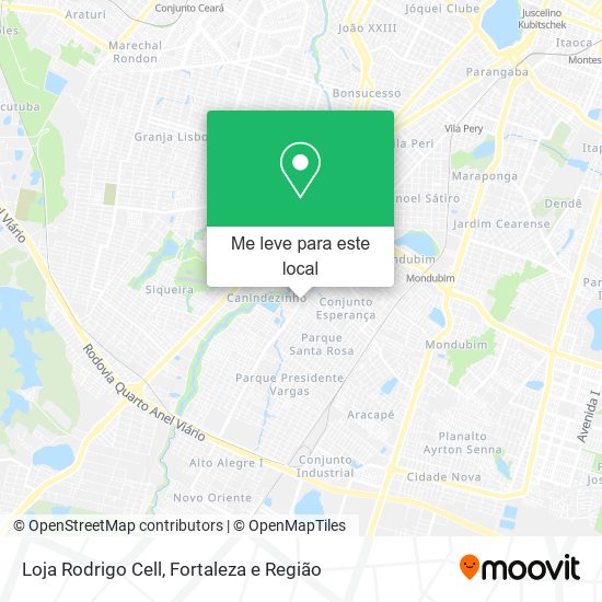 Loja Rodrigo Cell mapa