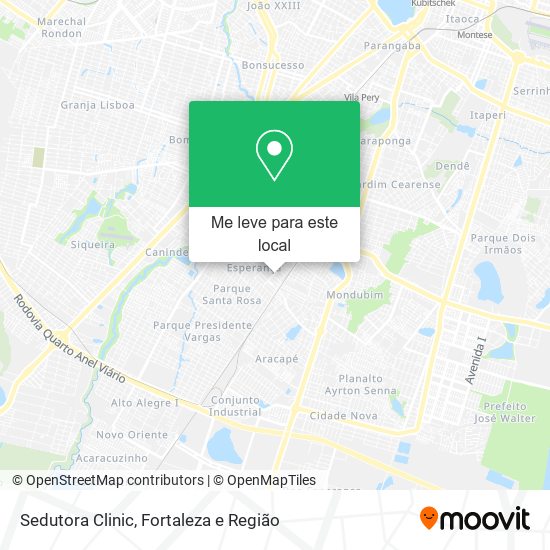 Sedutora Clinic mapa