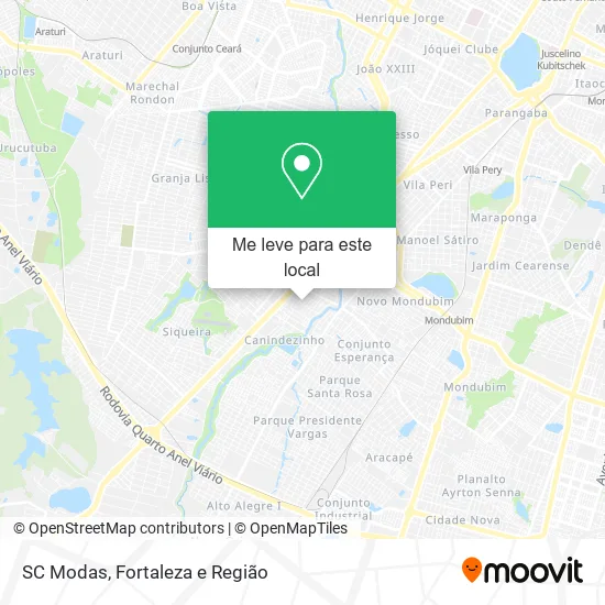 SC Modas mapa