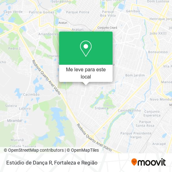 Estúdio de Dança R mapa