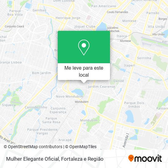 Mulher Elegante Oficial mapa