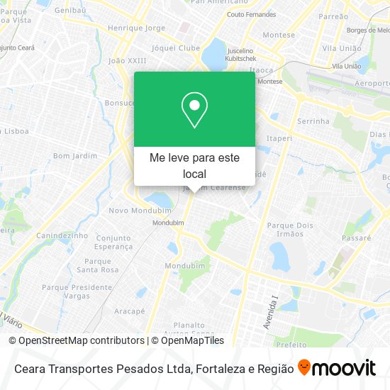 Ceara Transportes Pesados Ltda mapa