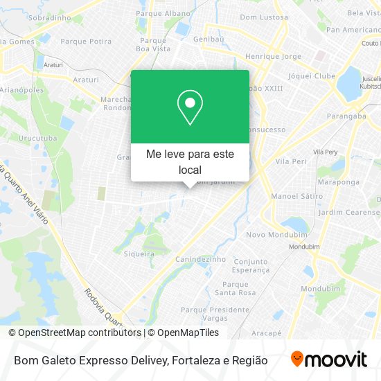 Bom Galeto Expresso Delivey mapa